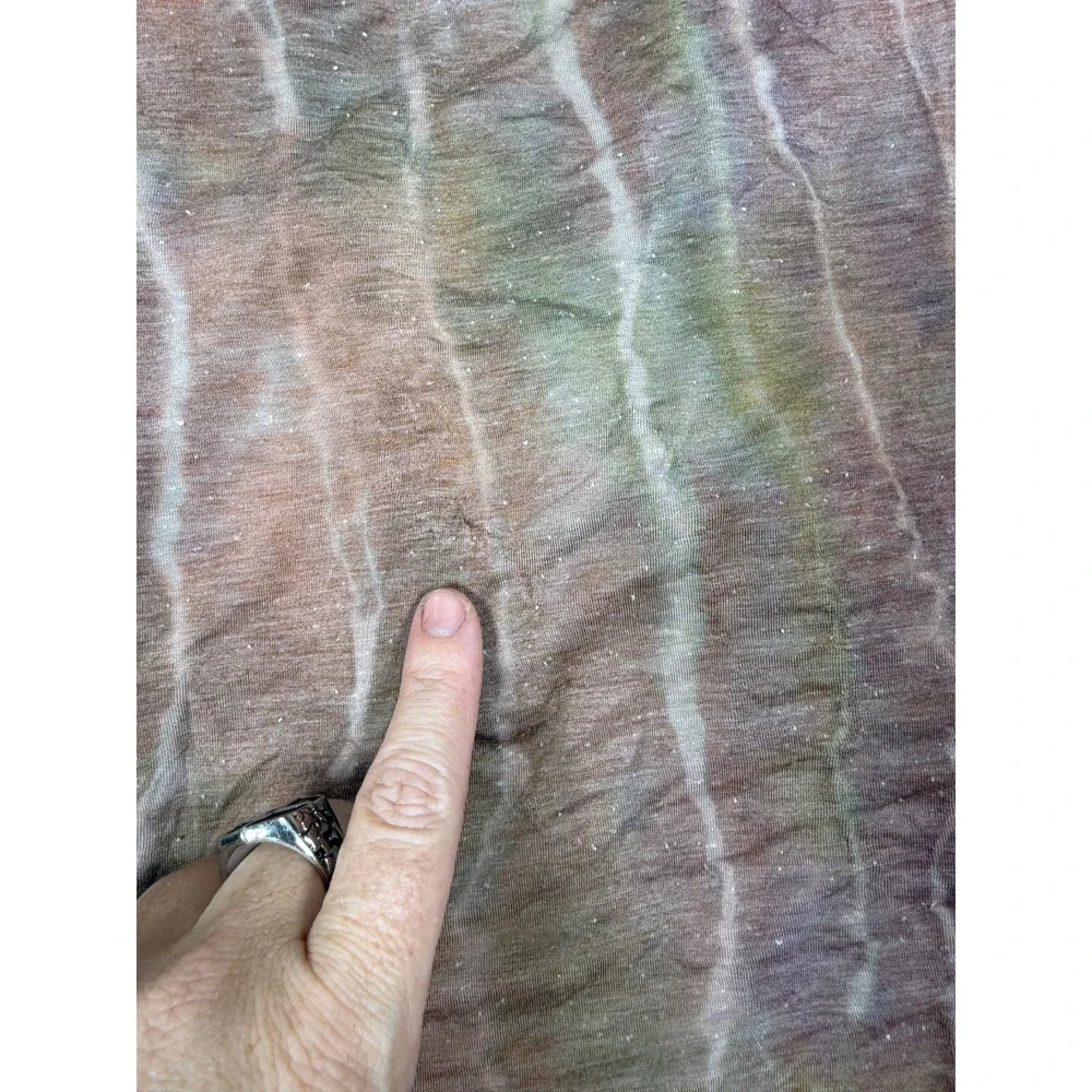 Lululemon Salute The Sun‎ Tank Tiger Custom Tie Dye Size 12 Boho Hiking Indie